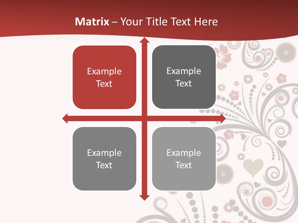 Plant Ornate Scratch PowerPoint Template