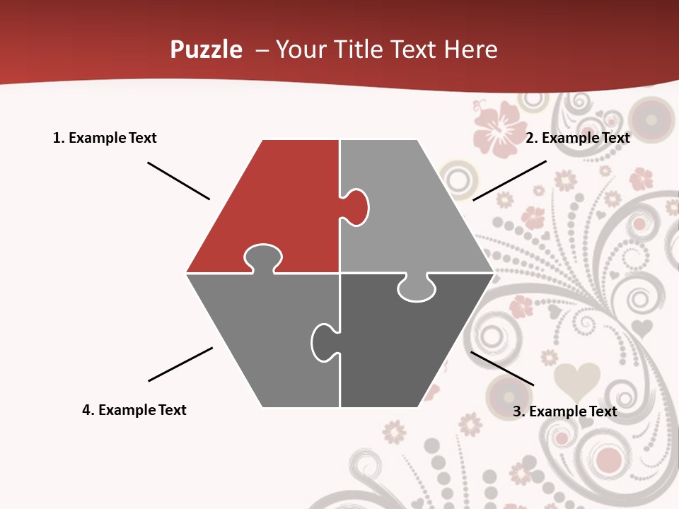 Plant Ornate Scratch PowerPoint Template