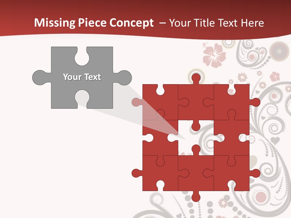 Plant Ornate Scratch PowerPoint Template