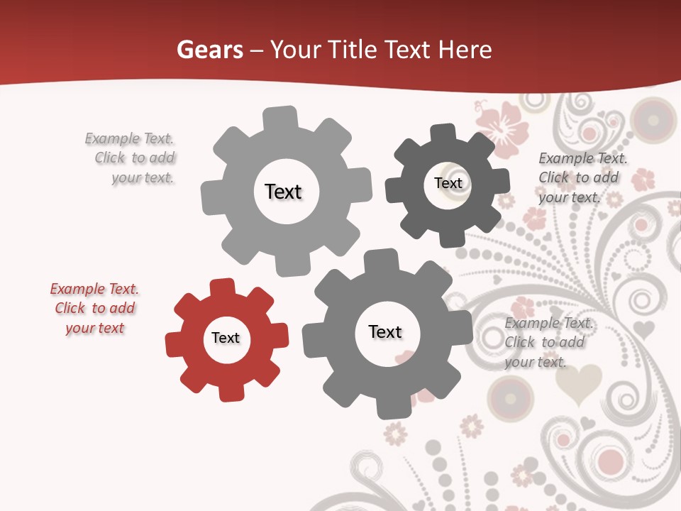 Plant Ornate Scratch PowerPoint Template