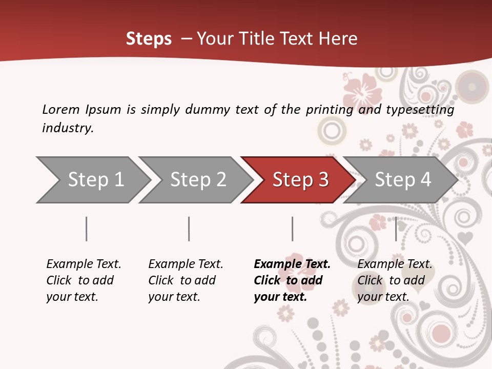 Plant Ornate Scratch PowerPoint Template