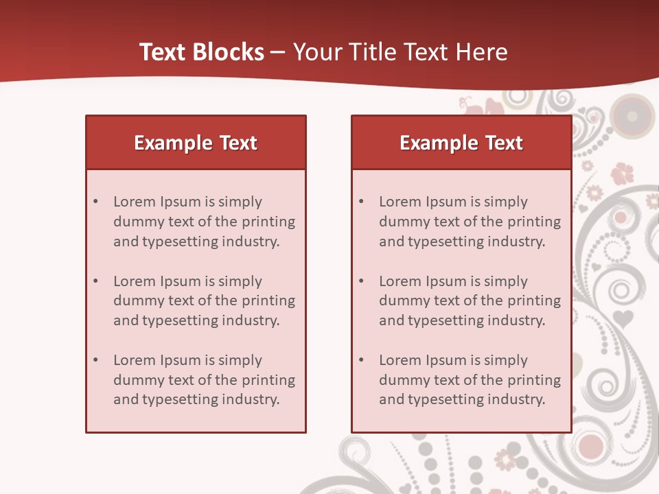 Plant Ornate Scratch PowerPoint Template