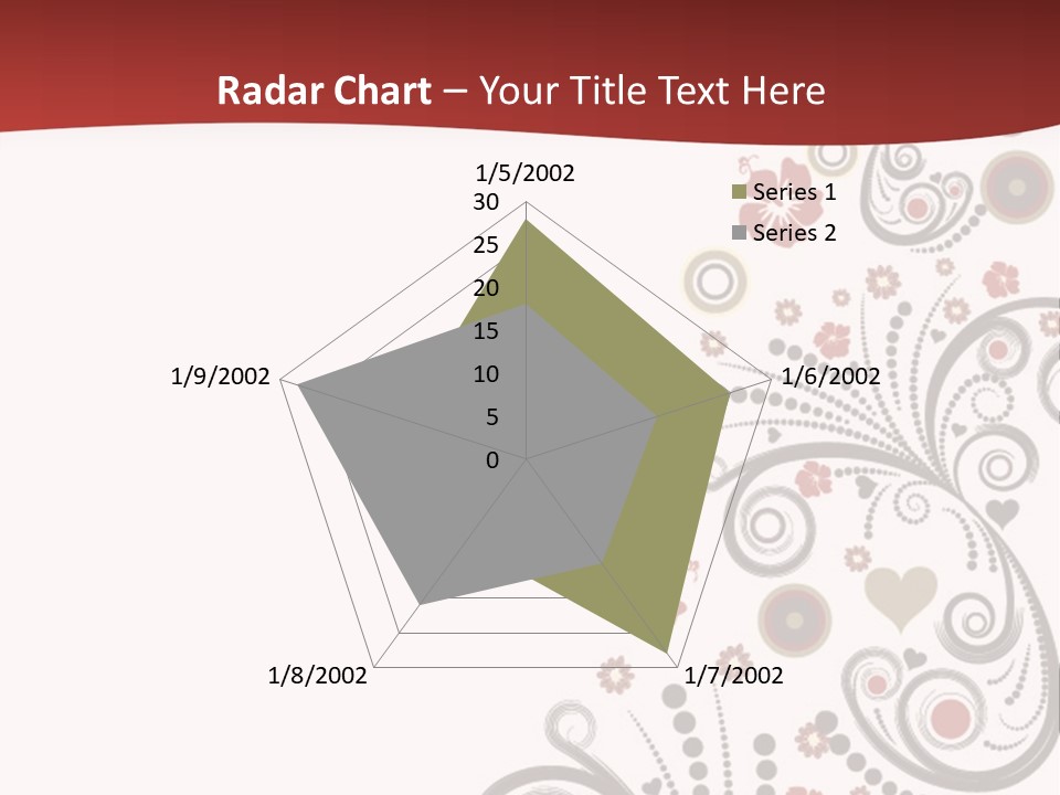 Plant Ornate Scratch PowerPoint Template