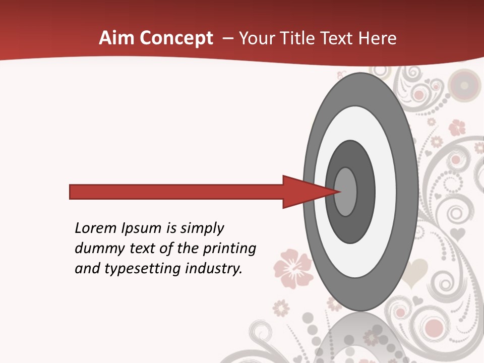 Plant Ornate Scratch PowerPoint Template