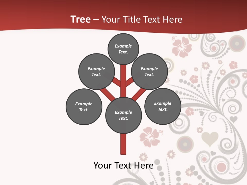 Plant Ornate Scratch PowerPoint Template