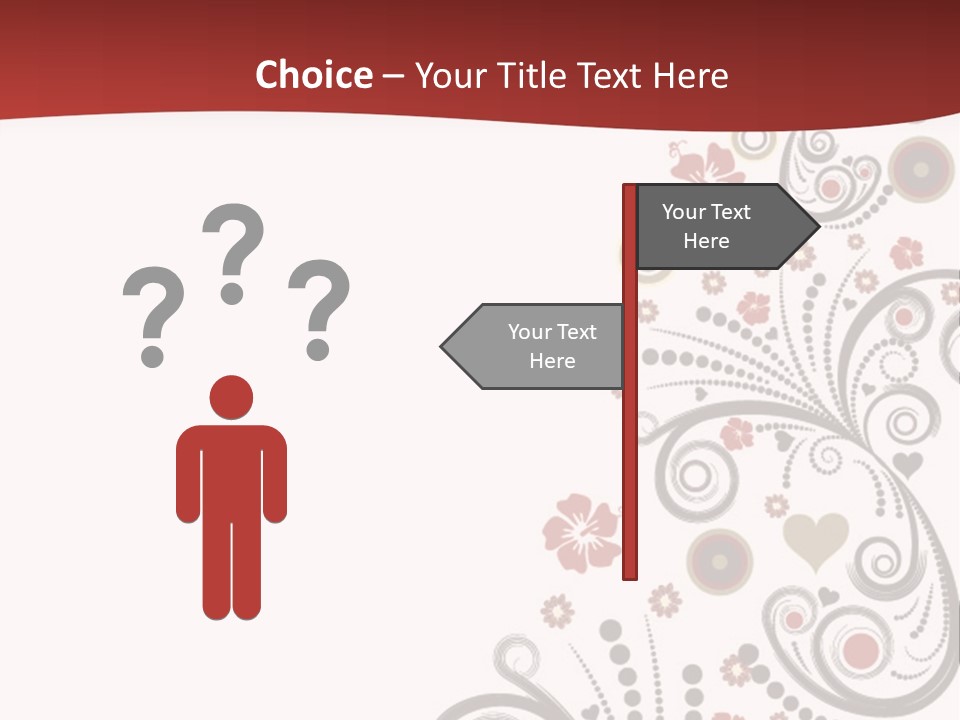 Plant Ornate Scratch PowerPoint Template