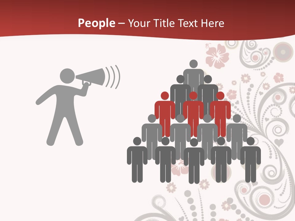 Plant Ornate Scratch PowerPoint Template