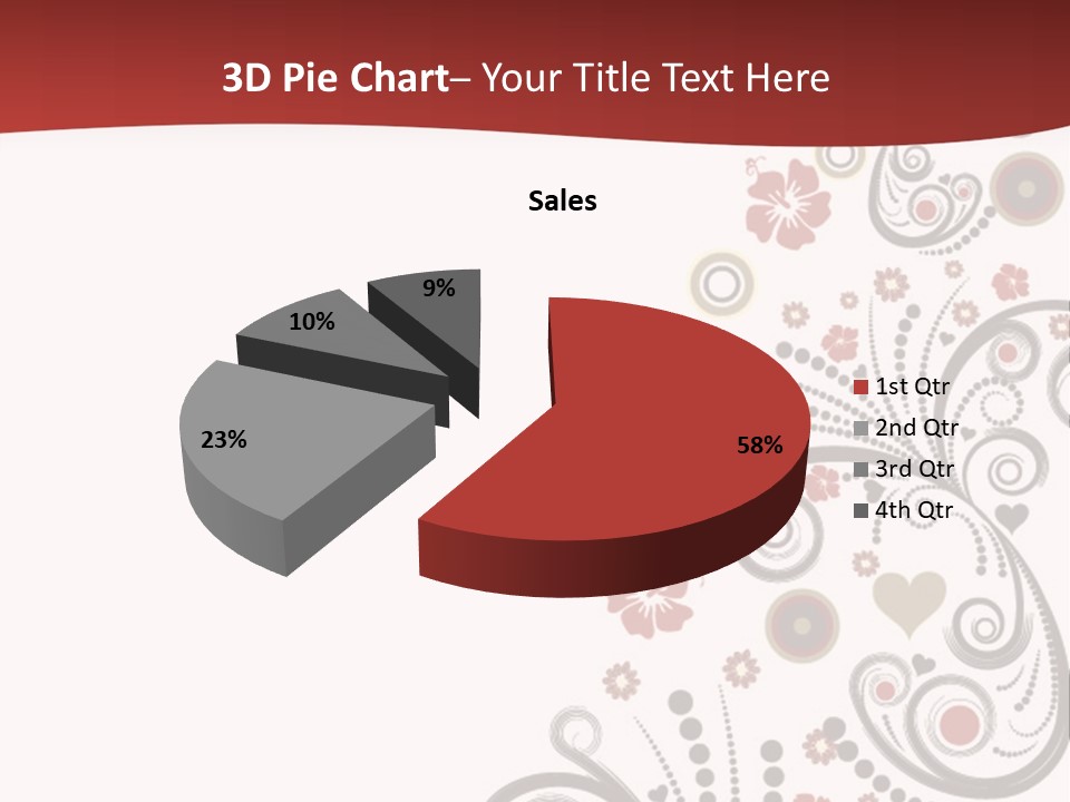 Plant Ornate Scratch PowerPoint Template