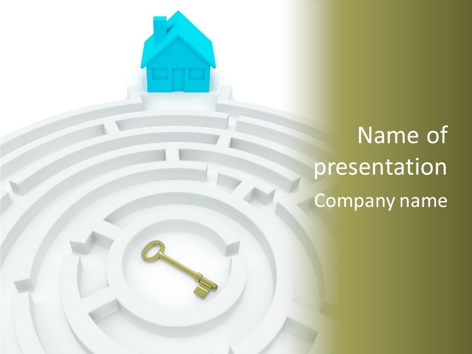 Exit Puzzle Riddle PowerPoint Template