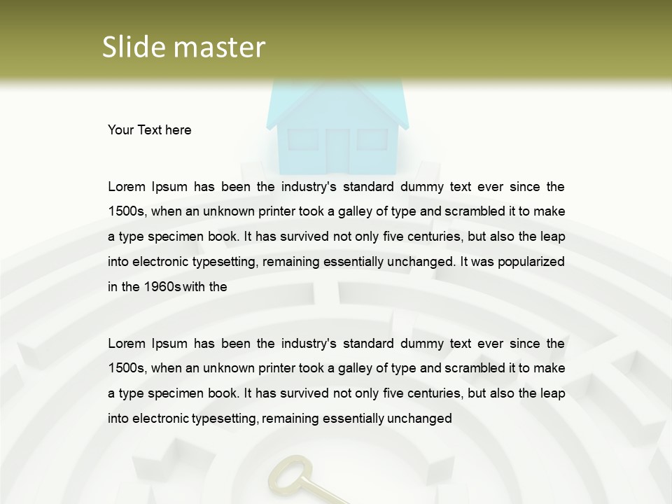 Exit Puzzle Riddle PowerPoint Template