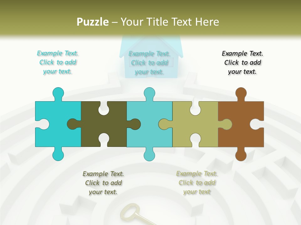Exit Puzzle Riddle PowerPoint Template