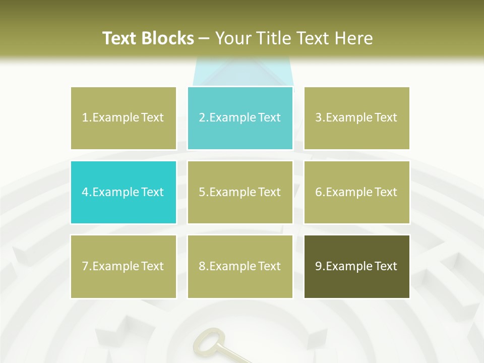 Exit Puzzle Riddle PowerPoint Template