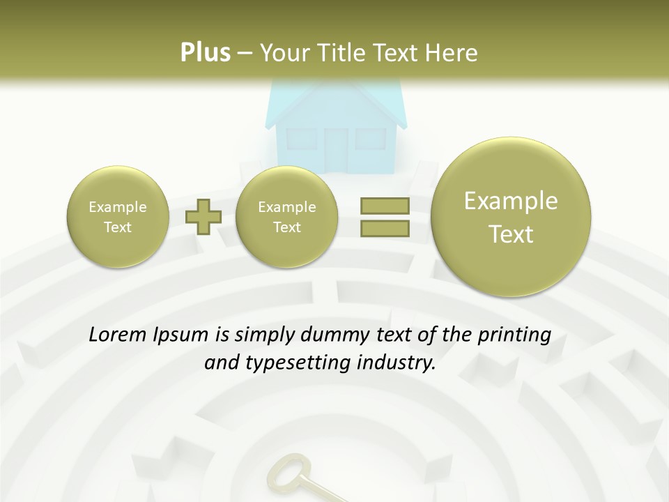 Exit Puzzle Riddle PowerPoint Template