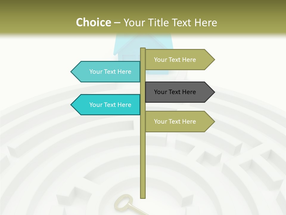 Exit Puzzle Riddle PowerPoint Template