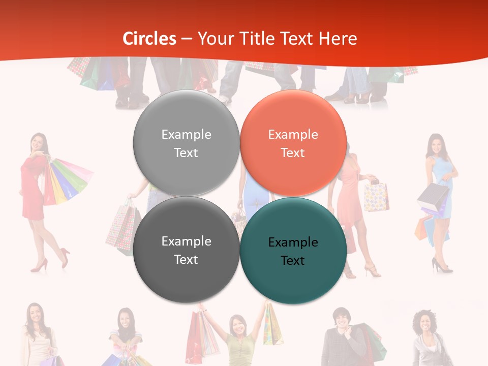Group Background Market PowerPoint Template
