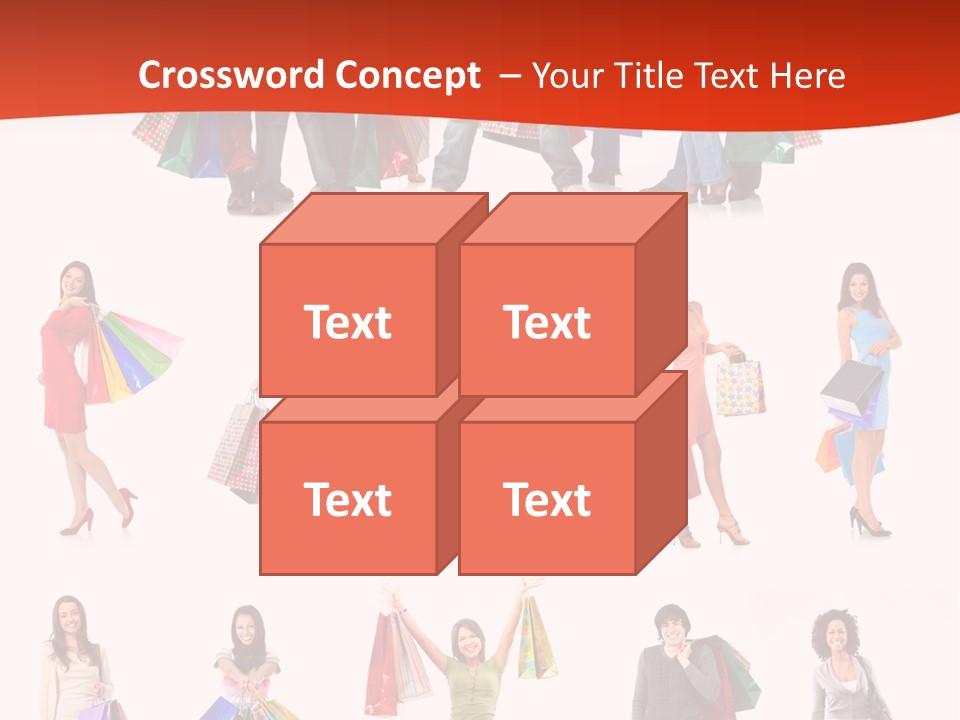 Group Background Market PowerPoint Template