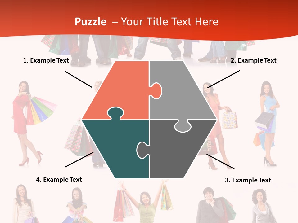 Group Background Market PowerPoint Template