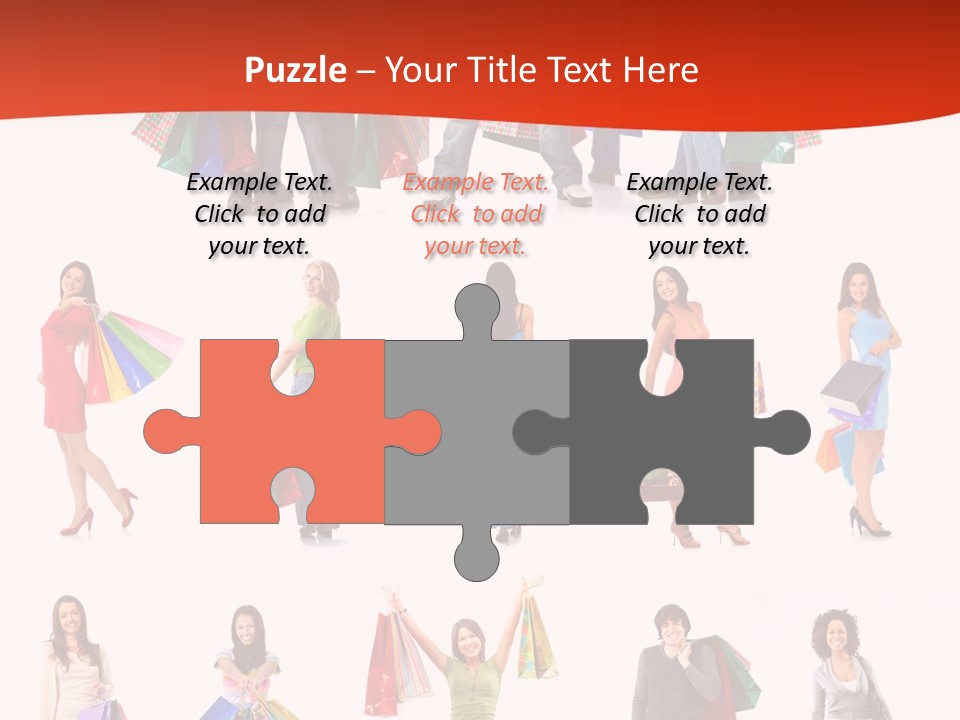 Group Background Market PowerPoint Template