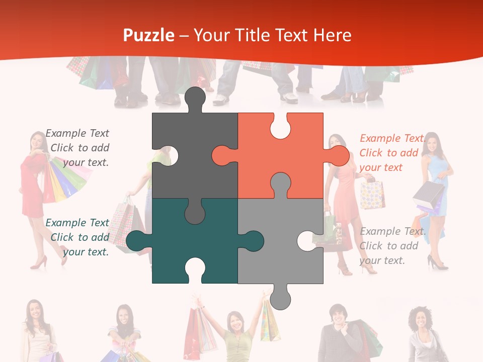 Group Background Market PowerPoint Template