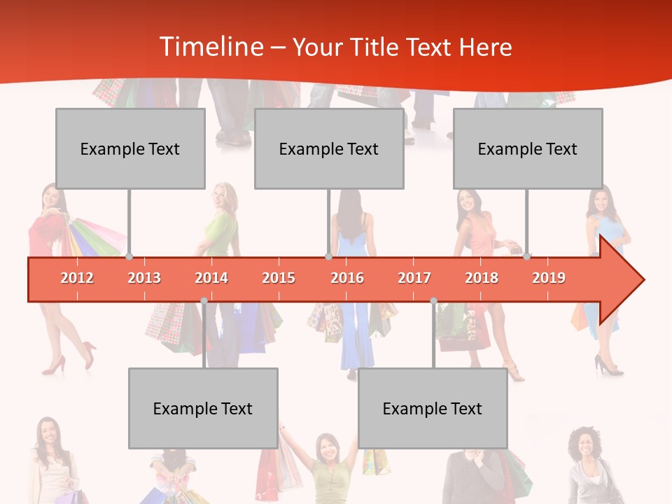 Group Background Market PowerPoint Template