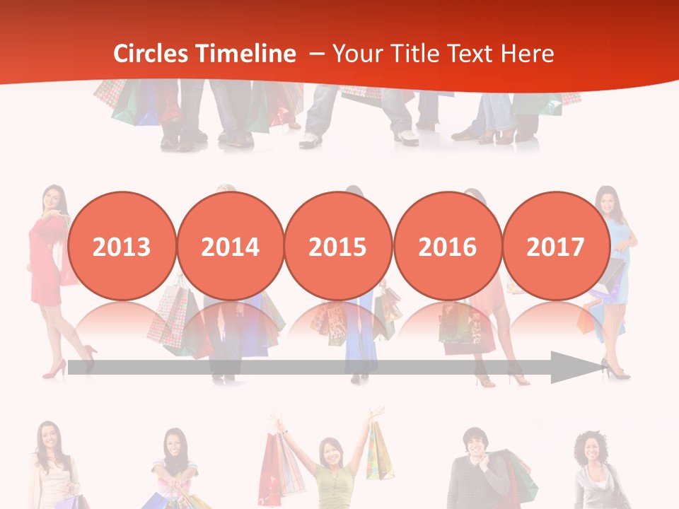 Group Background Market PowerPoint Template