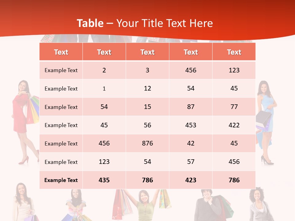 Group Background Market PowerPoint Template