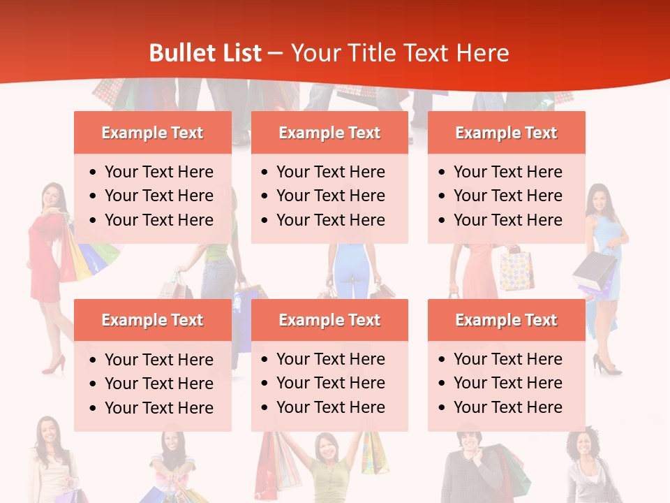 Group Background Market PowerPoint Template
