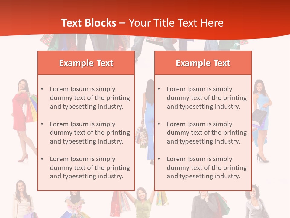 Group Background Market PowerPoint Template
