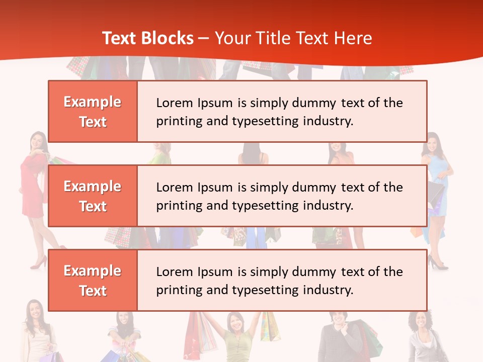 Group Background Market PowerPoint Template
