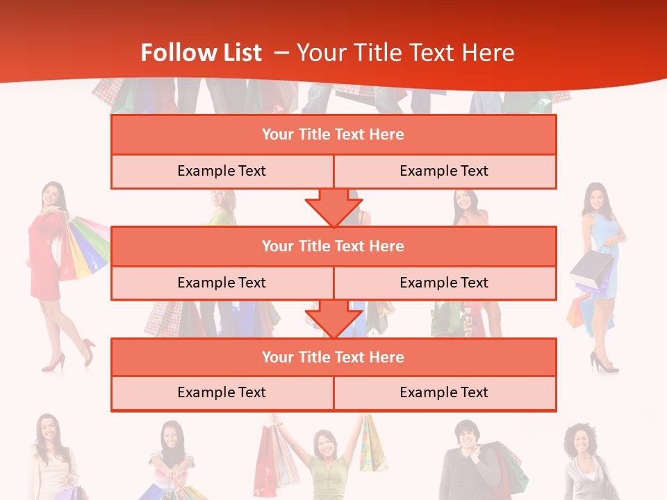 Group Background Market PowerPoint Template