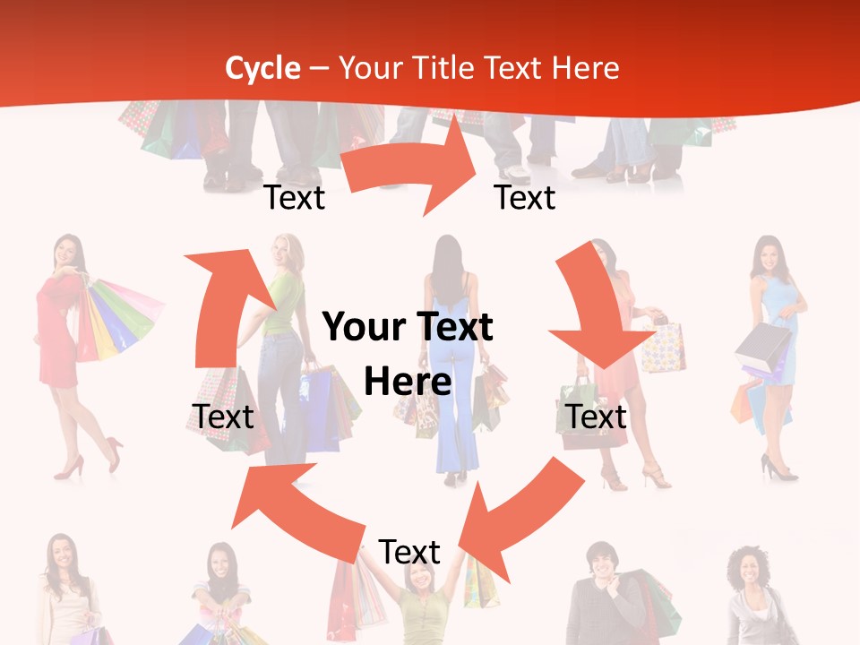 Group Background Market PowerPoint Template