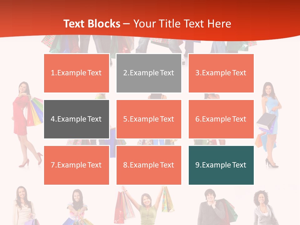 Group Background Market PowerPoint Template