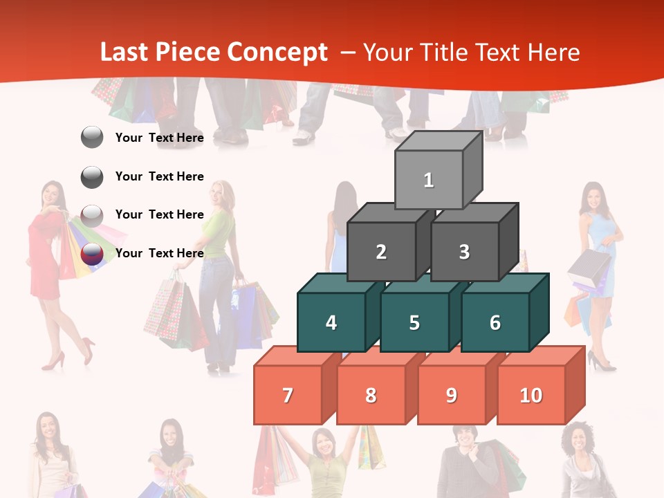 Group Background Market PowerPoint Template