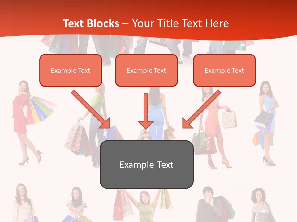 Group Background Market PowerPoint Template
