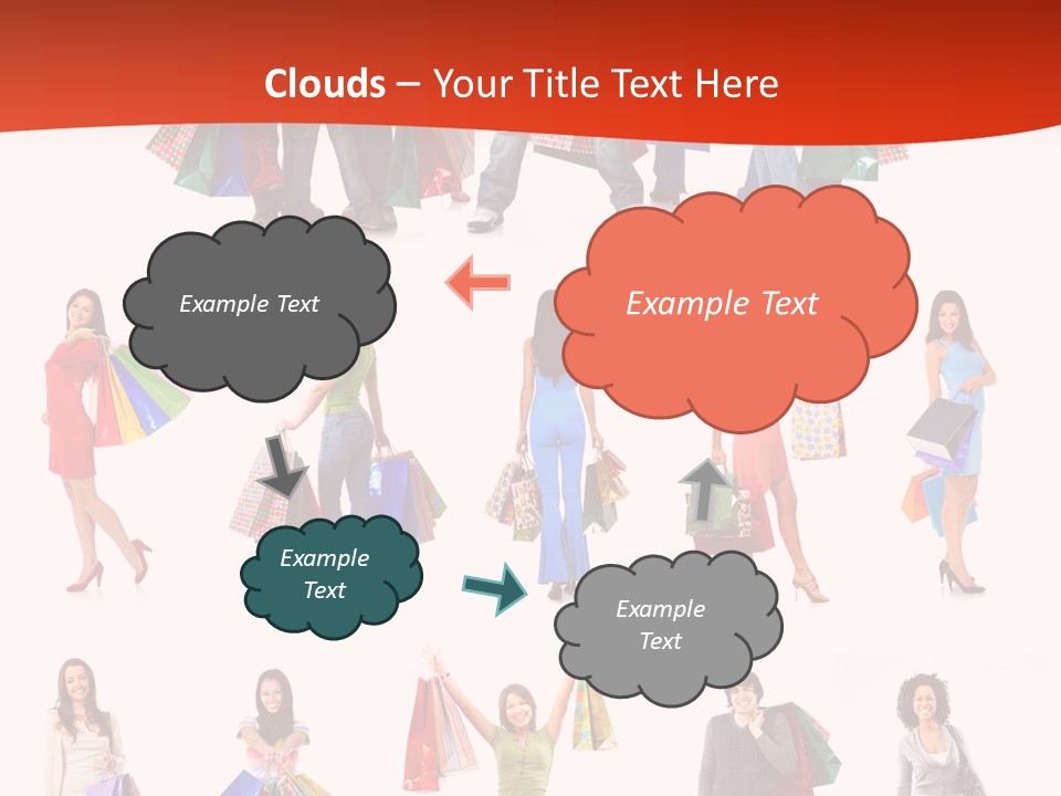 Group Background Market PowerPoint Template