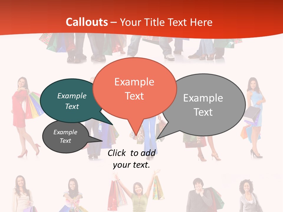Group Background Market PowerPoint Template