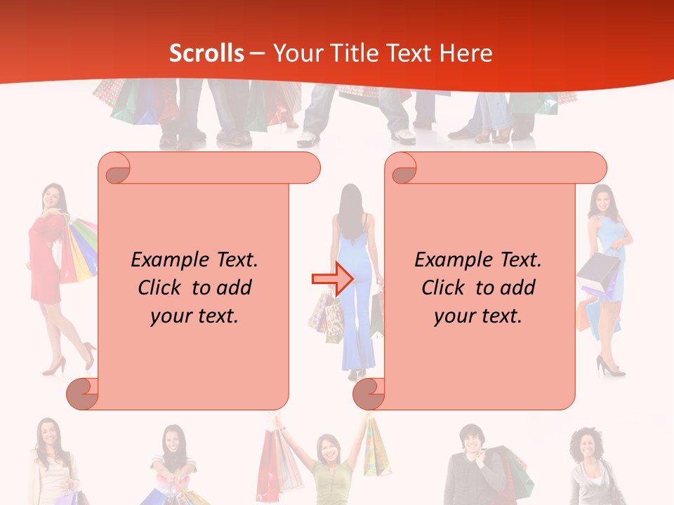 Group Background Market PowerPoint Template