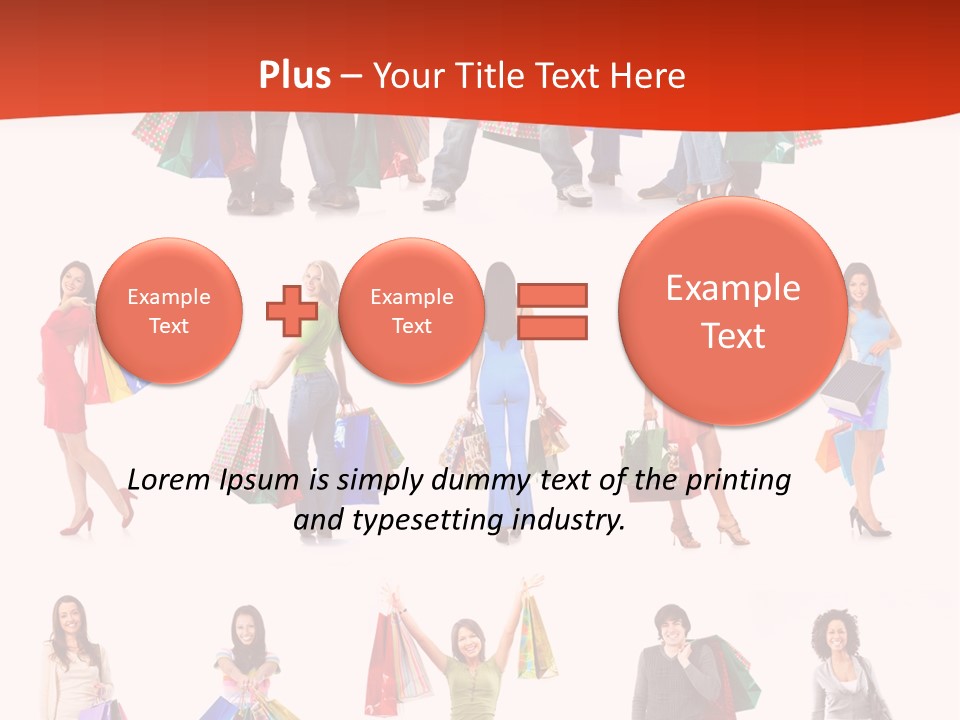 Group Background Market PowerPoint Template