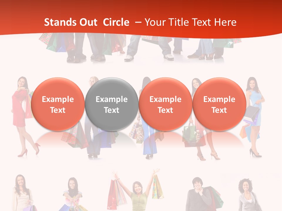 Group Background Market PowerPoint Template