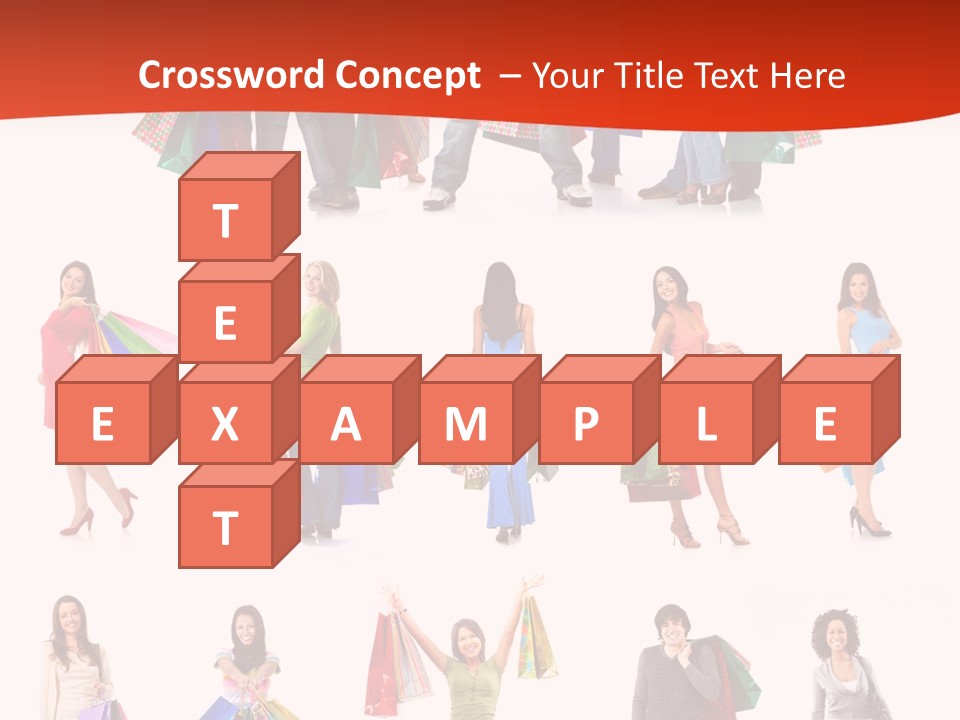 Group Background Market PowerPoint Template