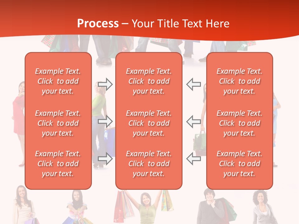 Group Background Market PowerPoint Template