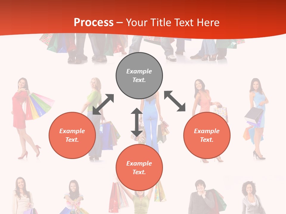 Group Background Market PowerPoint Template