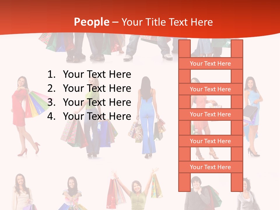 Group Background Market PowerPoint Template