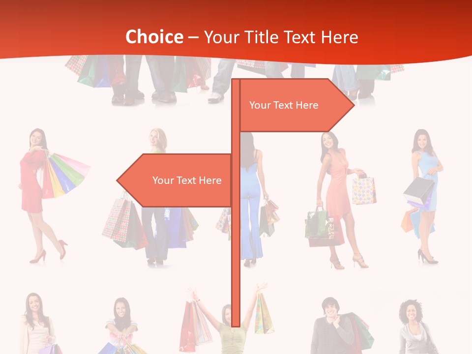 Group Background Market PowerPoint Template