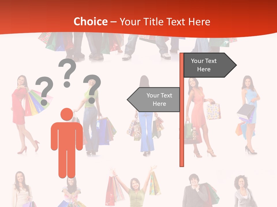 Group Background Market PowerPoint Template