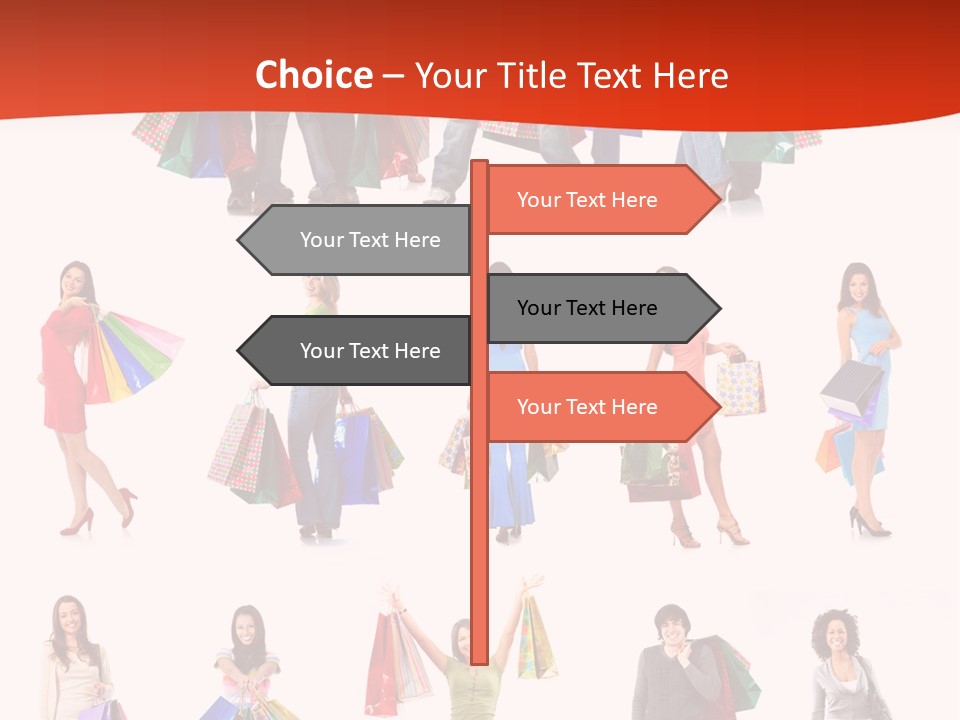 Group Background Market PowerPoint Template