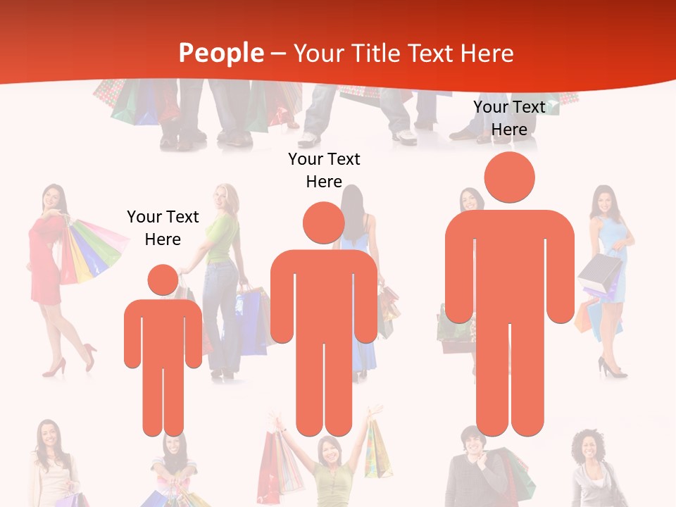 Group Background Market PowerPoint Template