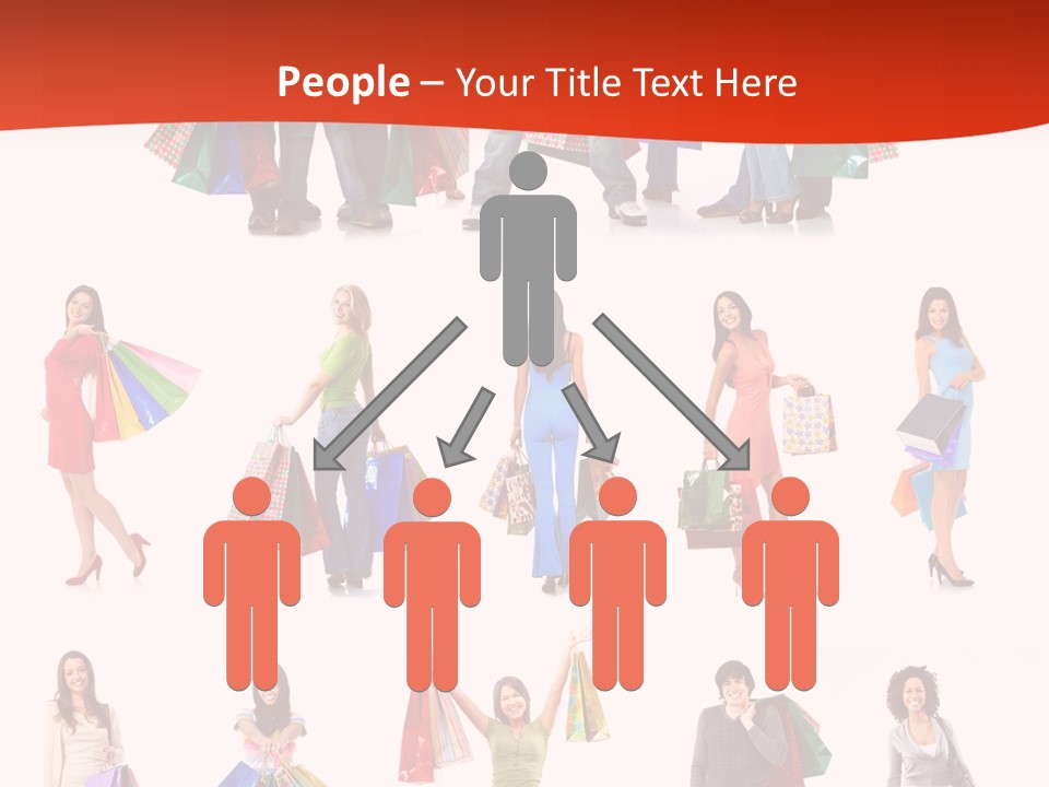 Group Background Market PowerPoint Template