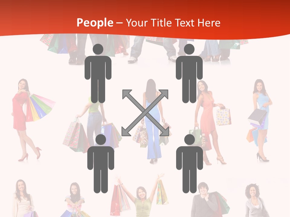 Group Background Market PowerPoint Template