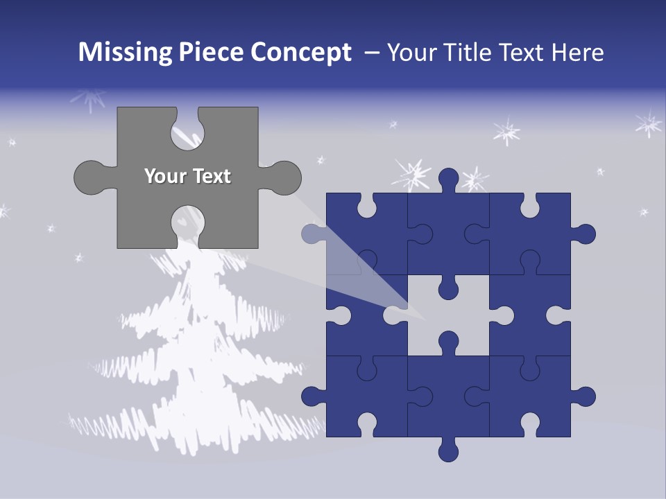 Snow Silent Cold PowerPoint Template